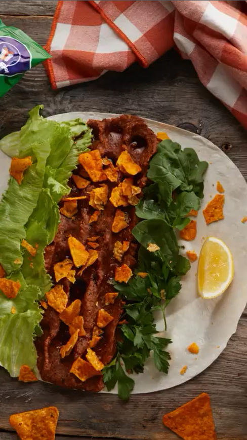 Doritoslu Mega Çiğ Köfte Dürüm