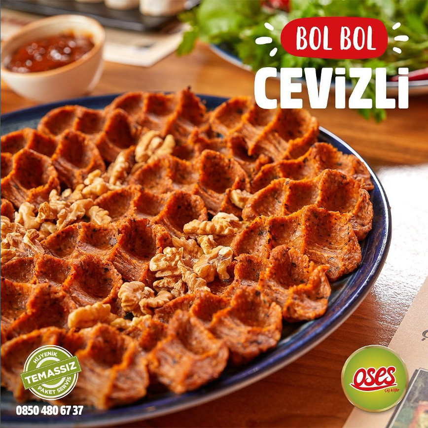 2'li Çiğ Köfte Dürüm & Şam Tatlı