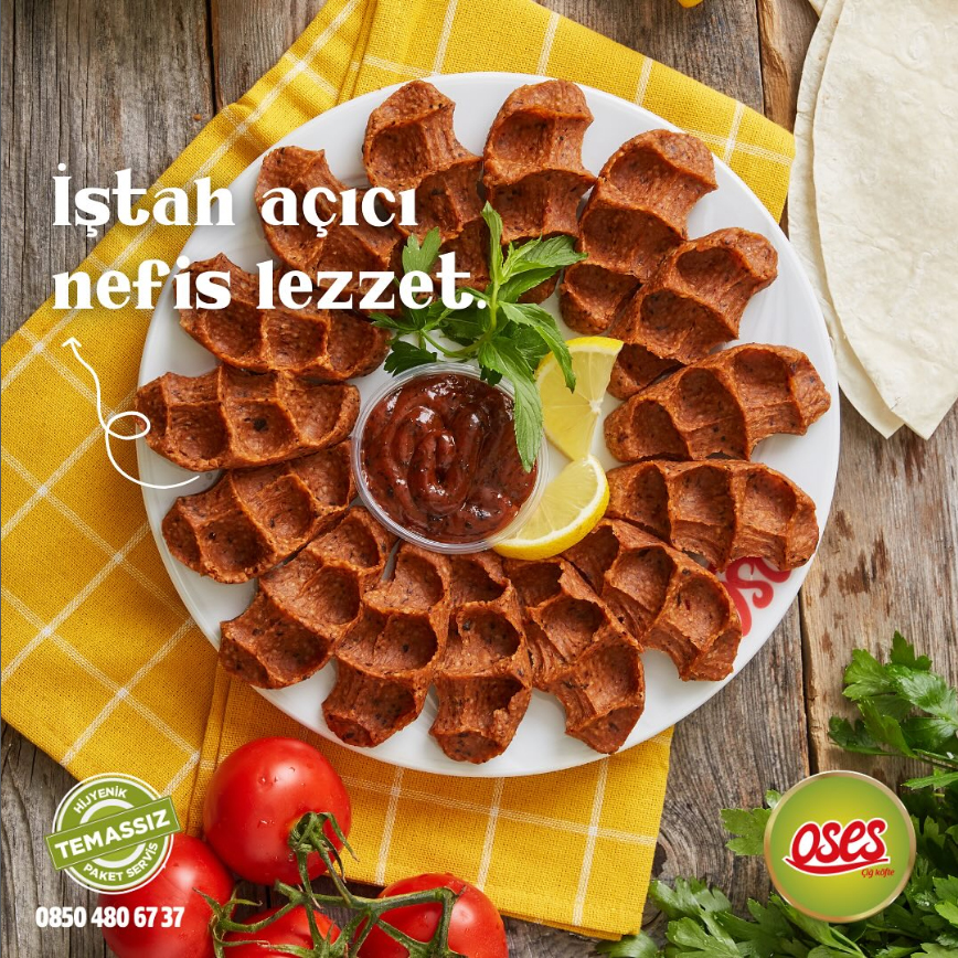 3'lu Çiğ Köfte Dürüm Menü